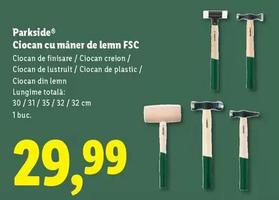 Total - Ciocan cu mâner de lemn FSC