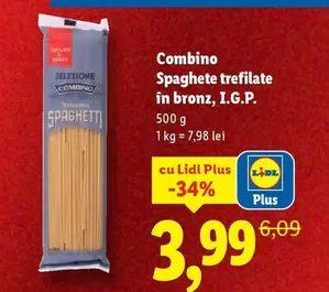 Spaghete trefilate în bronz, I.G.P.