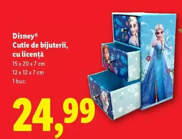 Cutie de bijuterii, cu licenţă