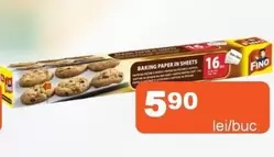 Baking paper in sheets