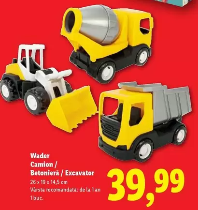 Camion / Betoniera / Excavator