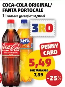 Coca Cola - ORIGINAL/ FANTA PORTOCALE