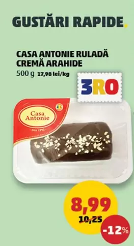 RULADĂ CREMĂ ARAHIDE