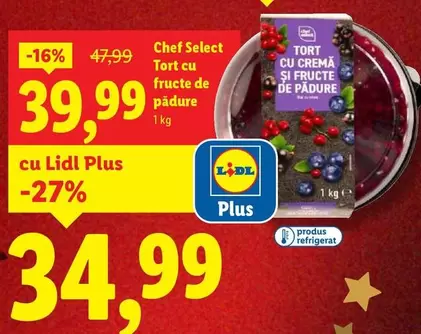 Tort cu fructe de pădure