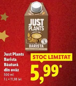 Barista Băutură din ovăz