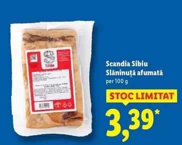 Slăninuță afumată