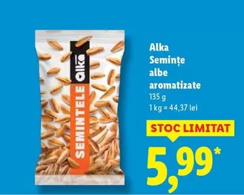 Seminte albe aromatizate