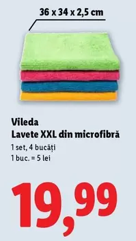 Lavete XXL din microfibră