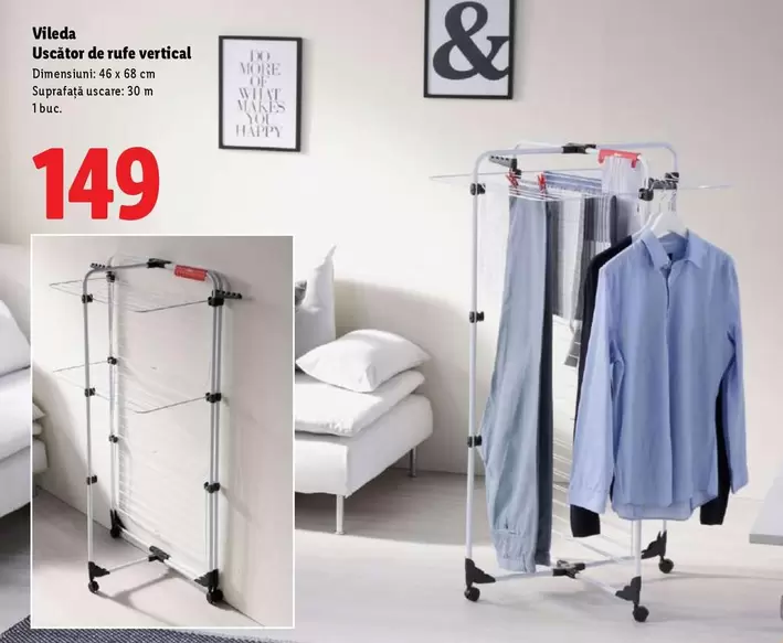 Vertical - Uscător de rufe vertical