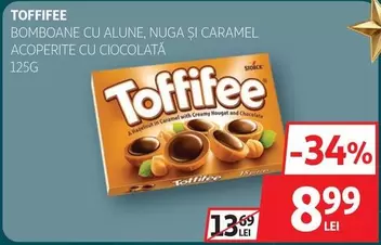 BOMBOANE CU ALUNE, NUGA ȘI CARAMEL ACOPERITE CU CIOCOLATĂ