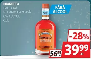 BAUTURĂ NECARBOGAZOASĂ 0% ALCOOL