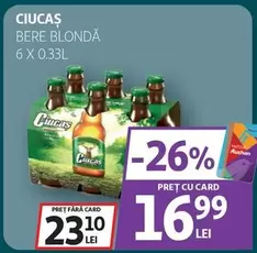 Auchan - BERE BLONDĂ
