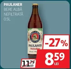 BERE ALBĂ NEFILTRATĂ