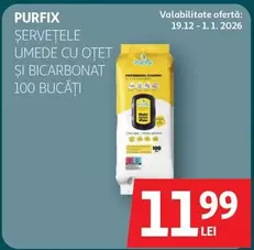 ŞERVEŢELE UMEDE CU OȚET ȘI BICARBONAT