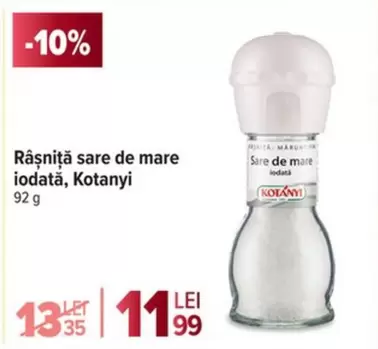 Râşniţă sare de mare iodată