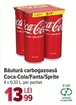 Coca Cola - Coca-Cola/Fanta/Sprite