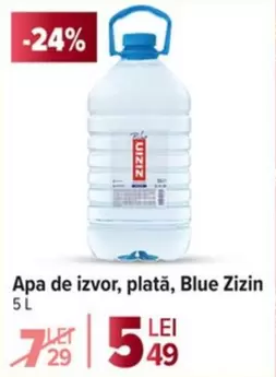 Apa de izvor, plată, Blue Zizin