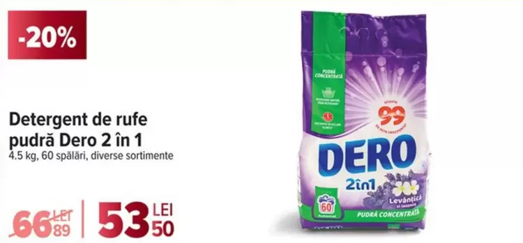 Dero - rufe pudră 2 în 1