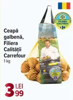 Ceapă galbenă, Filiera Calității Carrefour