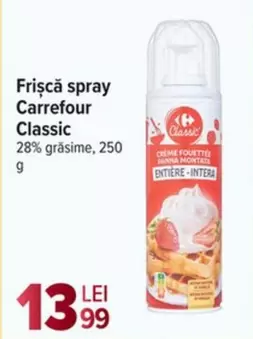 Frișcă spray Classic