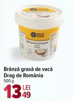 Brânză grasă de vacă
