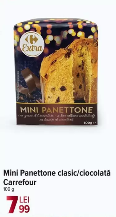 Mini Panettone clasic/ciocolată