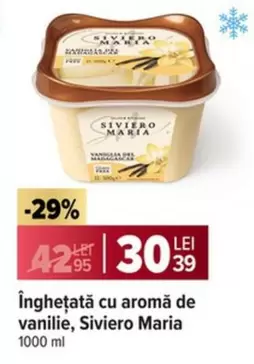 Înghețată cu aromă de vanilie