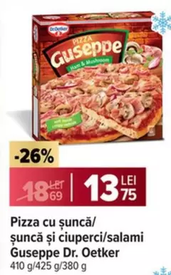 Pizza cu șuncă/ șuncă și ciuperci/salami