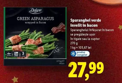 Frozen - Sparanghel verde invelit in bacon