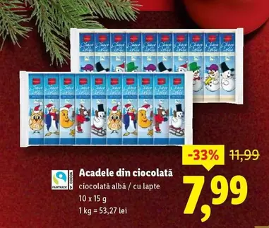 Acadele din ciocolată