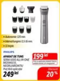 Philips - APARAT DE TUNS SERIA 5000 ALL-IN-ONE MG5940/25