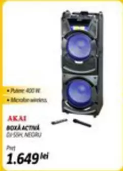 BOXA ACTIVA DJ-S8K NEGRU