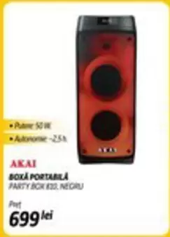 BOXA PORTABILA PARTY BOX K20, NEGRU