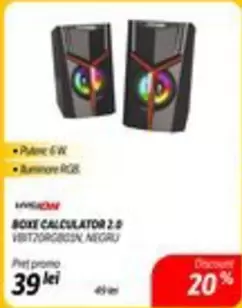 BOXE CALCULATOR 2.0 VBIT20RGBOSN NEGRU
