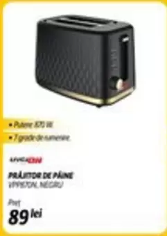 PRĂJITOR DE PÂINE VPRISTON, NEGRU