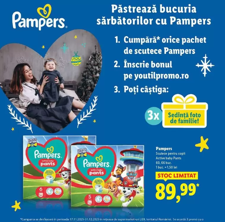 Pampers - Active baby pants
