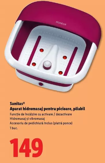 Aparat hidromasaj pentru picioare, pliabil