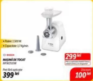 Bosch - MASINA DE TOCAT MFW2530W