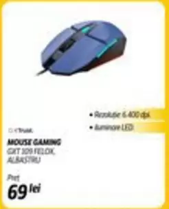 MOUSE GAMING GXT 109 FELOX ALBASTRU