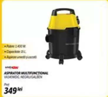 ASPIRATOR MULTIFUNCTIONAL VA3400DG NEGRU/GALBEN