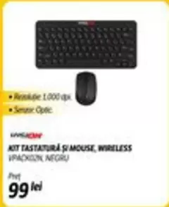 KIT TASTATURA SI MOUSE, WIRELESS