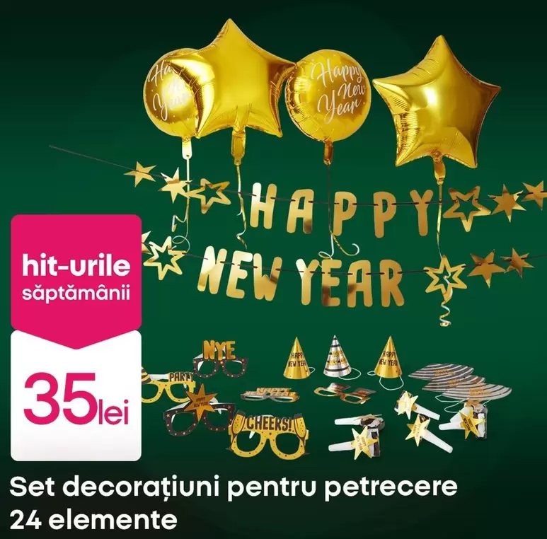 Set decoraţiuni pentru petrecere