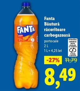 Băutură răcoritoare carbogazoasă