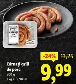 Cârnaţi grill de porc