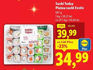 Platou sushi Festiv