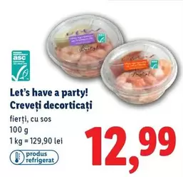 Creveți decorticați