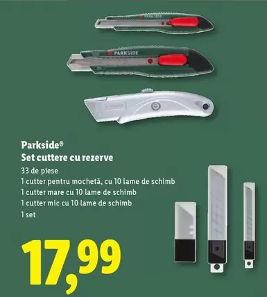 Set cuttere cu rezerve