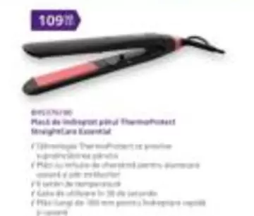 Philips - Placă de îndreptat părul ThermoProtect StraightCare Essential