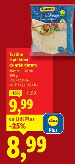 Lipii făină de grau durum