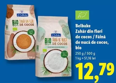 Zahăr din flori de cocos / Făină de nucă de cocos, bio
